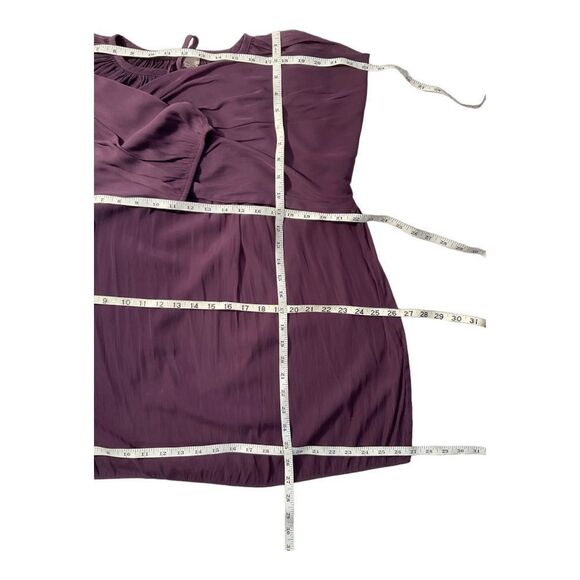 Chicos Women’s Purple Paris Poet long sleeve Blouse Size 3 US/16/18 - Picture 12 of 14